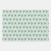 Feuille De Papier Cadeau Vacances Colibri (Devant)