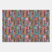 Feuille De Papier Cadeau Vacances dans la Marine (Devant 3)