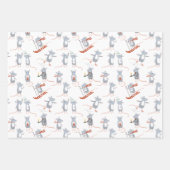 Feuille De Papier Cadeau Vacances de fruits d'hiver (Devant)