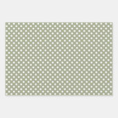 Feuille De Papier Cadeau Vacances de Noël Pins de Mat Vert (Devant 2)