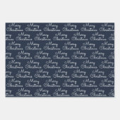 Feuille De Papier Cadeau Vacances De Noël Saintes Et Vertes (Devant 2)