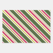 Feuille De Papier Cadeau Vacances de Noël vert Hot Pink (Devant)