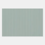 Feuille De Papier Cadeau Vacances de Noël vert simple (Devant)