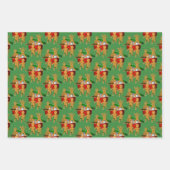 Feuille De Papier Cadeau Vacances Échapper Gingerbread Cookies mignons (Devant 2)