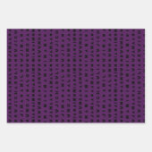 FEUILLE DE PAPIER CADEAU VACANCES NOIRES (Devant 3)