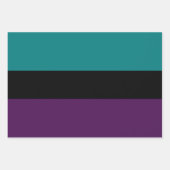 FEUILLE DE PAPIER CADEAU VACANCES NOIRES (Devant 2)