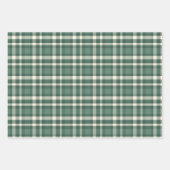 Feuille De Papier Cadeau Vacances Pink & À feuillage persistant Plaid (Devant 2)