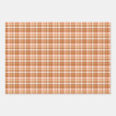 Feuille De Papier Cadeau Vacances rose, verte et orange (Devant 3)