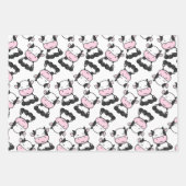 Feuille De Papier Cadeau Vache (Devant)