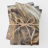 FEUILLE DE PAPIER CADEAU VACHE (En situation)