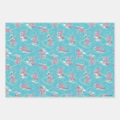 Feuille De Papier Cadeau Vache et poulet Super Vache Motif (Devant)