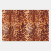 Feuille De Papier Cadeau Vachette blanche Brown (Devant 3)