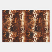 Feuille De Papier Cadeau Vachette Brown occidentale (Devant 2)