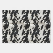 Feuille De Papier Cadeau Vachette de la ferme Western (Devant)