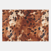 Feuille De Papier Cadeau Vachette noire Brown (Devant 2)
