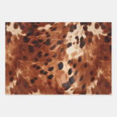 Feuille De Papier Cadeau Vachette noire Brown (Devant)