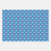 Feuille De Papier Cadeau Vagues et Météo (Devant 2)