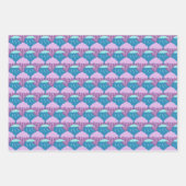 Feuille De Papier Cadeau Vagues et Météo (Devant)