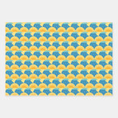 Feuille De Papier Cadeau Vagues et Météo (Devant 3)