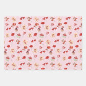 Feuille De Papier Cadeau Valentine Gnomes in Love Set de 3 Designs (Devant 3)