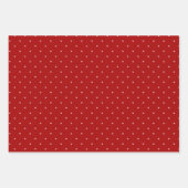 Feuille De Papier Cadeau Valentine’s Day Girly Soft Red Pink Hearts Pattern (Devant)