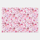 Feuille De Papier Cadeau Valentine Sweets Love (Devant)