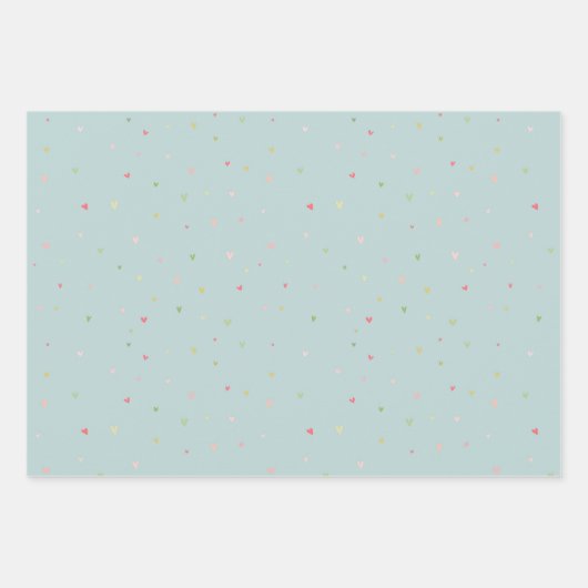 Feuille De Papier Cadeau Valentines Day - Enveloppes de cadeaux d'amour (Devant 2)