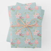 Feuille De Papier Cadeau Valentines Day - Enveloppes de cadeaux d'amour (En situation)