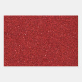 Feuille De Papier Cadeau Valentines Jour Rouge Roses Coeurs élégant (Devant 3)