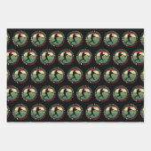 Feuille De Papier Cadeau Valeurs de l'équipe de baseball motivationnel (Devant)