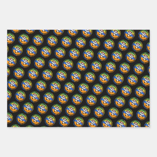 Feuille De Papier Cadeau Valeurs des arts martiaux - Garçons Karate Mindset (Devant 3)