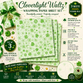 Feuille De Papier Cadeau Valse de Cloverlight
