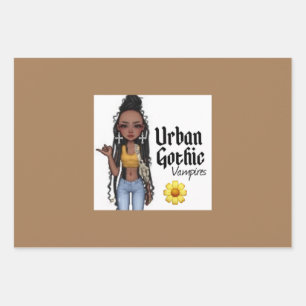 Feuille De Papier Cadeau Vampires gothique urbain Enveloppe cadeau 4