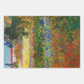 Feuille De Papier Cadeau Van Gogh, Jardin Fleur (Devant 3)