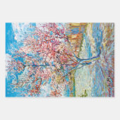 Feuille De Papier Cadeau Van Gogh, Jardin Fleur (Devant 2)