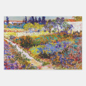 Feuille De Papier Cadeau Van Gogh, Jardin Fleur (Devant)