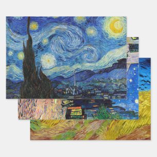 Feuille De Papier Cadeau Van Gogh, Paysage