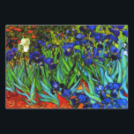 Feuille De Papier Cadeau Van Gogh peinture, Irises,<br><div class="desc">La célèbre peinture florale de Vincent van Gogh,  Irises.</div>