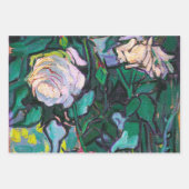 Feuille De Papier Cadeau Van Gogh Roses roses (Devant 3)