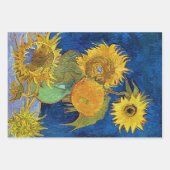 Feuille De Papier Cadeau Van Gogh, tournesol (Devant 2)