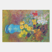 Feuille De Papier Cadeau Van Gogh, Vase des fleurs (Devant 3)
