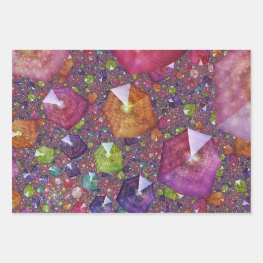 Feuille De Papier Cadeau Variations candées (Devant 2)