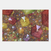 Feuille De Papier Cadeau Variations candées (Devant)