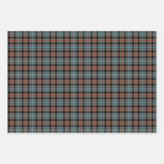 Feuille De Papier Cadeau Variations Clan Campbell Tartan (Devant 3)