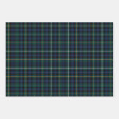 Feuille De Papier Cadeau Variations Clan Campbell Tartan (Devant)