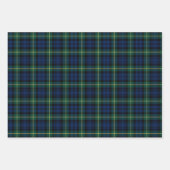 Feuille De Papier Cadeau Variations Clan Gordon Tartan (Devant)
