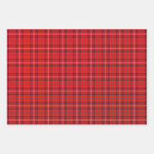 Feuille De Papier Cadeau Variations Tartan Rose Clan (Devant)
