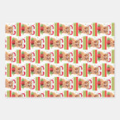 Feuille De Papier Cadeau Variété de chiots du Labrador (Devant 2)