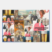 Feuille De Papier Cadeau Variété de la bière (Devant)