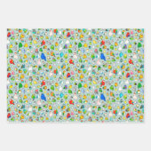 Feuille De Papier Cadeau Variété de loafs d'oiseaux (Devant 2)